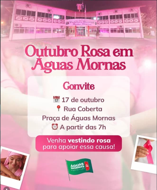 Outubro Rosa em Águas Mornas